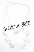 axes femme / ローズ2連ネックレス  ゴールド Y-25-05-08-018-AX-AC-SZ-ZY
