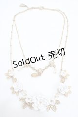 axes femme / ローズ2連ネックレス  ゴールド Y-25-05-08-018-AX-AC-SZ-ZY