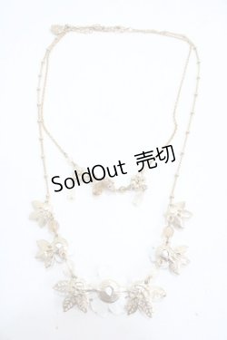 画像2: axes femme / ローズ2連ネックレス  ゴールド Y-25-05-08-018-AX-AC-SZ-ZY