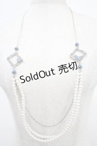 axes femme / ローズフレームパールネックレス   Y-25-05-08-020-AX-AC-SZ-ZY