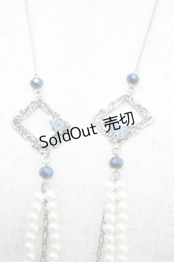 画像2: axes femme / ローズフレームパールネックレス   Y-25-05-08-020-AX-AC-SZ-ZY