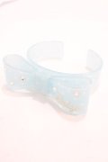 BABY,THE STARS SHINE BRIGHT / ドットリボンブレスレット  サックス Y-25-05-08-022-BA-AC-SZ-ZY