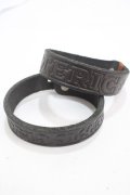 HYSTERIC GLAMOUR / レザーバングル  黒 Y-25-05-08-023-PU-AC-SZ-ZY