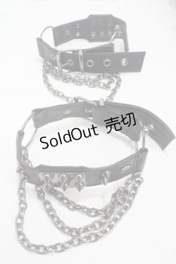 画像1: PUNK / スタッズガーターベルト   Y-25-05-08-026-PU-ZA-SZ-ZY