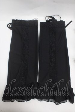 画像1: GOTH / レースチュールレッグカバー   Y-25-05-08-029-GO-ZA-SZ-ZY
