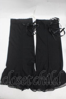 画像2: GOTH / レースチュールレッグカバー   Y-25-05-08-029-GO-ZA-SZ-ZY