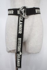 HYSTERIC GLAMOUR / ロゴベルト  黒 Y-25-05-08-032-PU-ZA-SZ-ZY