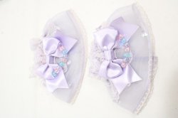 画像1: Angelic Pretty / Dreamy Starお袖とめ  ラベンダー Y-25-05-08-040-AP-ZA-SZ-ZY