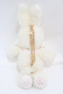 画像2: Maison de FLEUR / フラワーラビットチャーム F ライトピンクリボン Y-25-05-08-043-LO-ZA-SZ-ZY