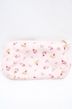 画像2: Maison de FLEUR / Pink Sweets Maniaリボンタックポーチ F ピンク Y-25-05-08-044-LO-ZA-SZ-ZY