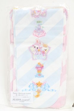 画像1: Royal Princess Alice / pastel merry go round 飴ノ森ふみかコラボタイツ  サックス Y-25-05-08-046-LO-AC-SZ-ZY