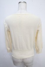 画像2: 【SALE】Emily Temple cute / クラウン刺繍カーディガン  キナリ Y-25-05-10-050-ET-TO-SZ-ZT456 (2)