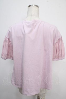 画像2: Jane Marple / オーガンジースリーブのTシャツ  ラベンダー Y-25-05-10-055-JM-TO-SZ-ZY
