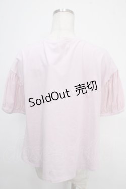 画像2: Jane Marple / オーガンジースリーブのTシャツ  ラベンダー Y-25-05-10-055-JM-TO-SZ-ZY