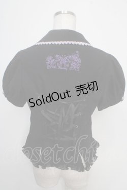 画像2: HONEY / 薔薇牡丹ジャケット  黒 Y-25-05-10-060-HN-TS-SZ-ZY