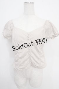 Melt the lady / ショートトレンチブラウス F ベージュ Y-25-05-10-062-PU-BL-SZ-ZY