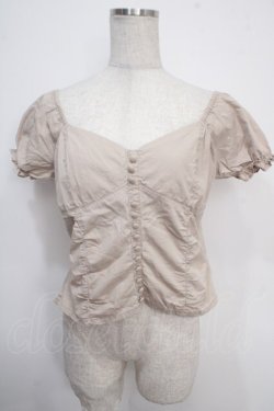 画像1: Melt the lady / ショートトレンチブラウス F ベージュ Y-25-05-10-062-PU-BL-SZ-ZY