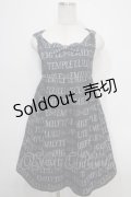 Emily Temple cute / ロゴデニムノースリーブワンピース 150 インディゴ Y-25-05-10-069-ET-OP-SZ-ZY