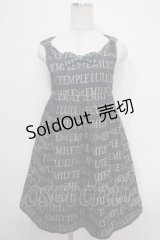Emily Temple cute / ロゴデニムノースリーブワンピース 150 インディゴ Y-25-05-10-069-ET-OP-SZ-ZY