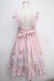 画像2: 球猫lolita / sweet candy kittyジャンパースカート M ピンク Y-25-05-10-071-LO-OP-SZ-ZY (2)