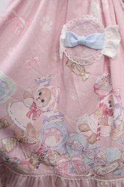 画像4: 球猫lolita / sweet candy kittyジャンパースカート M ピンク Y-25-05-10-071-LO-OP-SZ-ZY
