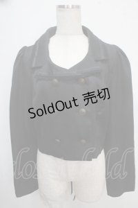 axes femme / ショート丈クラシカルジャケット F 黒 Y-25-05-10-072-AX-JA-SZ-ZY