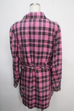 画像2: MAD / ベルト付きチェッジャケットク  ピンク Y-25-05-10-074-PU-BL-SZ-ZY