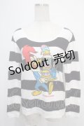HYSTERIC GLAMOUR / ウッドペッカーT  ボーダー Y-25-05-10-078-PU-TO-SZ-ZY