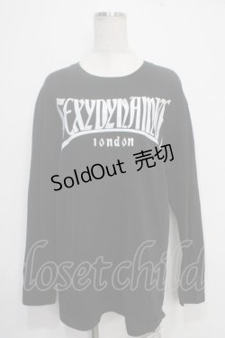 画像1: SEXY DYNAMITE LONDON / ロングTシャツ  黒 Y-25-05-10-079-PU-TS-SZ-ZT455
