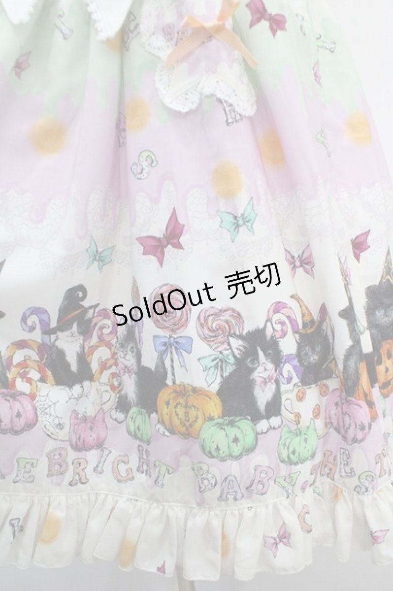 画像4: BABY,THE STARS SHINE BRIGHT / Soiree Au Chat Noir スカラップジャンパースカート  オフ白 Y-25-05-10-081-BA-OP-SZ-ZY (4)