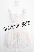 Royal Princess Alice / pastel merry go round 飴ノ森ふみかコラボジャンパースカート  サックス Y-25-05-10-082-LO-OP-SZ-ZY