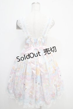 画像2: Royal Princess Alice / pastel merry go round 飴ノ森ふみかコラボジャンパースカート  サックス Y-25-05-10-082-LO-OP-SZ-ZY