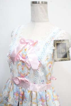 画像3: Royal Princess Alice / pastel merry go round 飴ノ森ふみかコラボジャンパースカート  サックス Y-25-05-10-083-LO-OP-SZ-ZY
