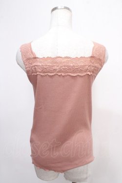 画像2: axes femme / 前後2WAYリブタンク F ピンク Y-25-05-10-001-AX-TO-SZ-ZY