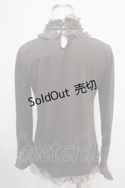 画像2: axes femme / ガーデンレースハイネックインナーカットソー M 茶 Y-25-05-10-010-AX-TO-SZ-ZY