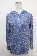 HYSTERIC GLAMOUR / ベア総柄トップス  ブルー Y-25-05-10-086-PU-TO-SZ-ZY