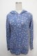 画像1: HYSTERIC GLAMOUR / ベア総柄トップス  ブルー Y-25-05-10-086-PU-TO-SZ-ZY (1)