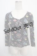HYSTERIC GLAMOUR / フルーツプリントT  黒 Y-25-05-10-087-PU-TO-SZ-ZY