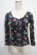 画像1: HYSTERIC GLAMOUR / フルーツプリントT  黒 Y-25-05-10-087-PU-TO-SZ-ZY (1)