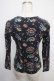 画像2: HYSTERIC GLAMOUR / フルーツプリントT  黒 Y-25-05-10-087-PU-TO-SZ-ZY (2)