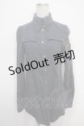 HYSTERIC GLAMOUR / ミリタリーシャツ  グレー Y-25-05-10-088-PU-TO-SZ-ZY