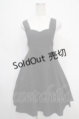 MILK / Ladyジャンパースカート  ブラック Y-25-05-10-094-ML-OP-SZ-ZY