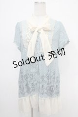 axes femme / アリスシルエットパネルチュニック M サックス Y-25-05-10-098-AX-OP-SZ-ZY