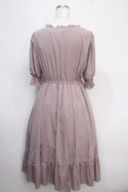画像2: m petit by misako / AMレースアップワンピース L 中桃 Y-25-05-10-101-LO-OP-SZ-ZY