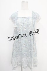 axes femme / ぼかし花柄ワンピース M グリーン Y-25-05-10-105-AX-OP-SZ-ZY