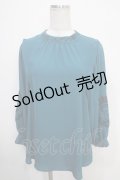 axes femme / ディズニーヴィランズブラウス M Bグリーン Y-25-05-10-013-AX-BL-SZ-ZY
