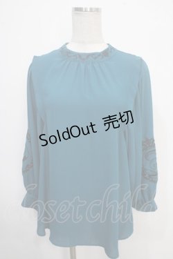 画像1: axes femme / ディズニーヴィランズブラウス M Bグリーン Y-25-05-10-013-AX-BL-SZ-ZY