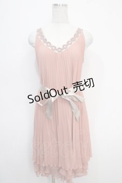 画像1: 【SALE】axes femme / パーティードレス M アワピンク Y-25-05-10-108-AX-OP-SZ-ZT381