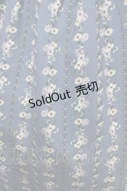 画像3: axes femme POETIQUE / フラワーレトロワンピース M ブルー Y-25-05-10-109-AX-OP-SZ-ZY