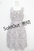 axes femme / ヴィンテージマップ柄ワンピ M ラベンダー Y-25-05-10-110-AX-OP-SZ-ZI